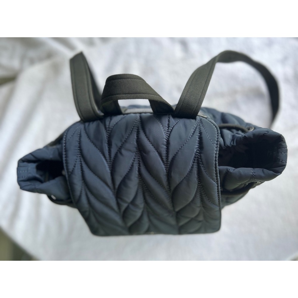 Kate Spade Ellie Flap Backpack Navy Quilted Lightweight‎ Nylon Travel Laptop Bag - Picture 13 of 14